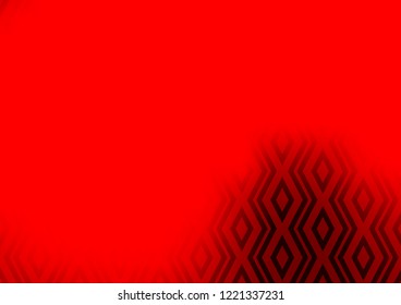 Light Red vector template with sticks, squares. Glitter abstract illustration with colorful lines, rhombuses. Backdrop for TV commercials.
