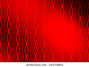 Light Red vector template with sticks, squares. Colorful lines, squares on abstract background with gradient. Pattern for business booklets, leaflets.