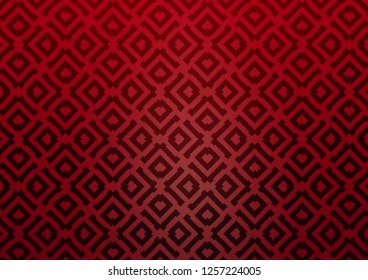 Light Red vector template with sticks, squares. Colorful lines, squares on abstract background with gradient. Pattern for ads, posters, banners.