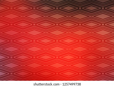 Light Red vector template with sticks, squares. Modern geometric abstract illustration with lines, squares. Pattern for business booklets, leaflets.
