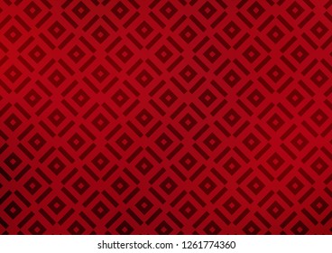 Light Red vector template with sticks, squares. Modern geometric abstract illustration with lines, squares. Pattern for ads, posters, banners.