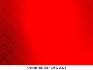 Light Red vector template with sticks, squares. Colorful decorative design in simple style with lines, rhombuses. Pattern for business booklets, leaflets.