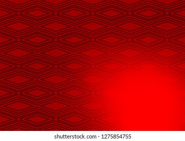 Light Red vector template with sticks, squares. Colorful decorative design in simple style with lines, rhombuses. Pattern for websites, landing pages.