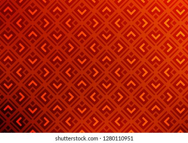 Light Red vector template with sticks, squares. Colorful illustration with lines, cubes on abstract template. Best design for your ad, poster, banner.