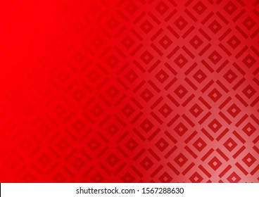 Light Red vector template with sticks, squares. Colorful lines, squares on abstract background with gradient. Best design for your ad, poster, banner.