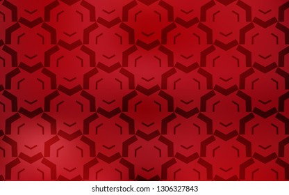 Light Red vector template with wry lines. Glitter abstract illustration with wry lines. The best colorful design for your business.