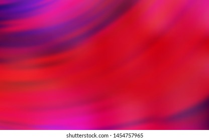 Light Red vector template with wry lines. Colorful illustration in abstract style with gradient. The best colorful design for your business.