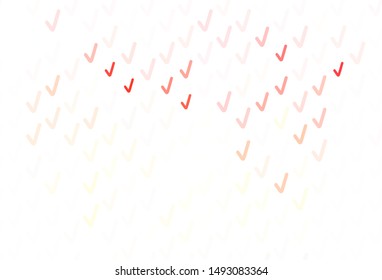 Light Red vector template with wry lines. A sample with colorful lines, shapes. Template for cell phone screens.