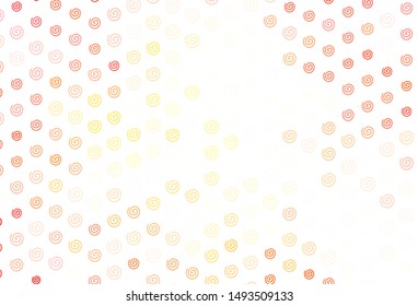 Light Red vector template with wry lines. Brand new colorful illustration in simple style. Elegant pattern for a brand book.