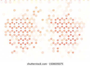 Light Red vector template with wry lines. Colorful abstract illustration with gradient lines. A completely new design for your business.