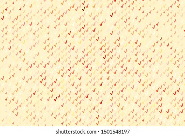 Light Red vector template with wry lines. Shining colorful illustration in simple style. Template for cell phone screens.
