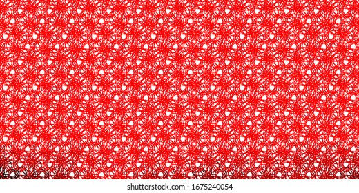 Light Red vector template with wry lines. Colorful illustration, which consists of curves. Smart design for your promotions.