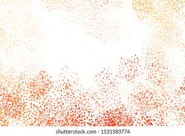 Light Red vector texture with abstract forms. Decorative design in abstract style with random forms. Best smart design for your business.