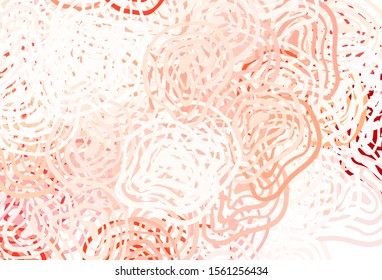 Light Red vector texture with abstract forms. Colorful chaotic forms with gradient in modern style. Best smart design for your business.