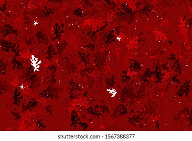 Light Red vector texture with abstract forms. Modern abstract illustration with colorful random forms. Simple design for your web site.
