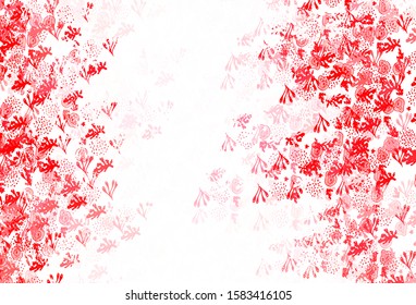 Light Red vector texture with abstract forms. Illustration with colorful gradient shapes in abstract style. Background for a cell phone.
