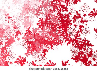 Light Red vector texture with abstract forms. Simple colorful illustration with abstract gradient shapes. Elegant design for wallpapers.