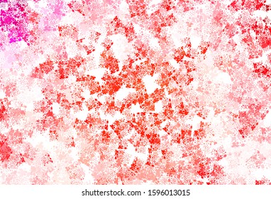 Light Red vector texture with abstract forms. Colorful chaotic forms with gradient in modern style. Elegant design for wallpapers.