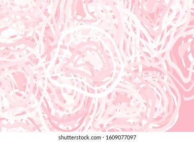 Light Red vector texture with abstract forms. Decorative design in abstract style with random forms. Modern design for your business card.