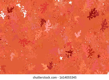 Light Red vector texture with abstract forms. Simple colorful illustration with abstract gradient shapes. Elegant design for wallpapers.