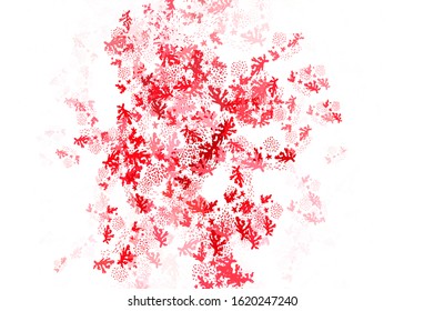 Light Red vector texture with abstract forms. Illustration with colorful gradient shapes in abstract style. Best smart design for your business.