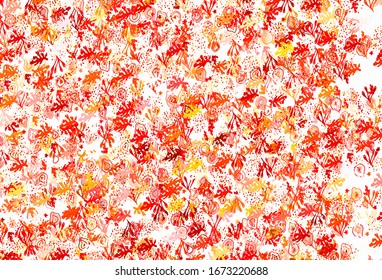 Light Red vector texture with abstract forms. Illustration with colorful gradient shapes in abstract style. Simple design for your web site.