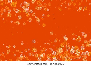 Light Red vector texture with abstract forms. Simple colorful illustration with abstract gradient shapes. Modern design for your business card.