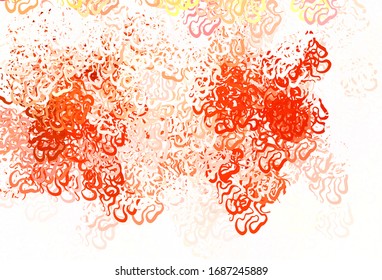 Light Red vector texture with abstract forms. Illustration with colorful gradient shapes in abstract style. Background for a cell phone.