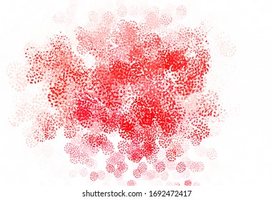 Light Red vector texture with abstract forms. Illustration with colorful gradient shapes in abstract style. Elegant design for wallpapers.