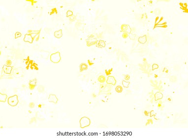 Light Red vector texture with abstract forms. Decorative design in abstract style with random forms. Simple design for your web site.