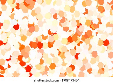 Light Red vector texture with abstract forms. Illustration with colorful gradient shapes in abstract style. Simple design for your web site.