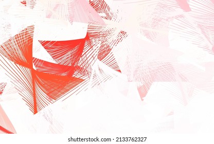 Hellrote Vektorstruktur mit abstrakten Formen. Illustration mit bunten Farbverlauf-Formen im abstrakten Stil. Hintergrund für ein Handy.