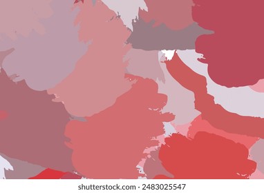 Light Red vector texture with abstract forms. Colorful chaotic forms with gradient in modern style. Best smart design for your business.