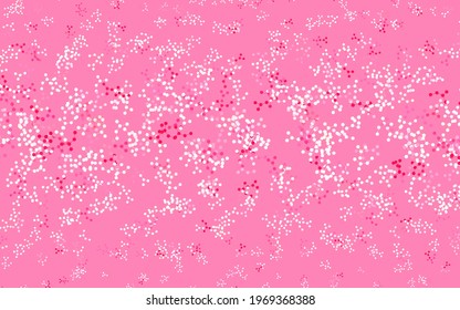 Light Red vector texture with artificial intelligence concept. Shining illustration with AI shapes on abstract template. Pattern for science, futuristic designs.
