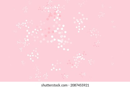 Light Red vector texture with artificial intelligence concept. Shining colorful illustration with real structure of AI. Pattern for  poster, banner of technology.