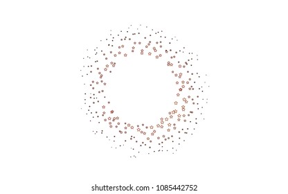 Light Red vector texture with beautiful stars. Blurred decorative design in simple style with stars. Smart design for your business advert.