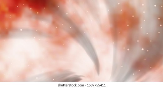 Light Red vector texture with beautiful stars. Decorative illustration with stars on abstract template. Pattern for new year ad, booklets.