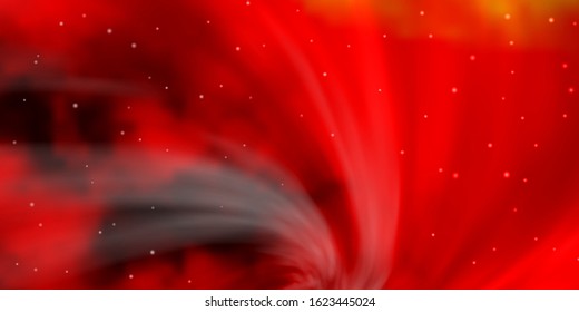 Light Red vector texture with beautiful stars. Colorful illustration in abstract style with gradient stars. Pattern for new year ad, booklets.