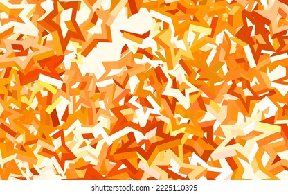 Light Red vector texture with beautiful stars. Shining colored illustration with stars. Template for cosmic backgrounds.