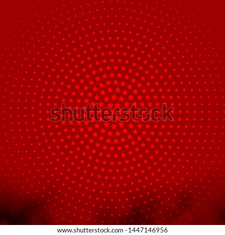 Light Red vector texture with beautiful stars. Modern geometric abstract illustration with stars. Pattern for wrapping gifts.