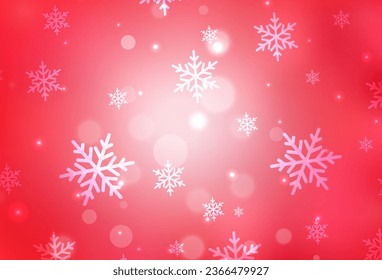 Light Red vector texture in birthday style. A colorful design in Christmas style with gradient. Best design for a college poster, banner.