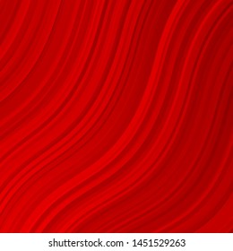Light Red vector texture with circular arc. Bright sample with colorful bent lines, shapes. Pattern for busines booklets, leaflets