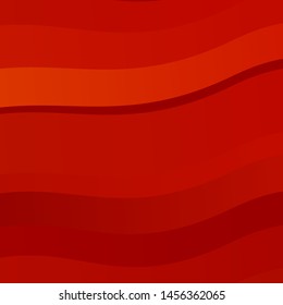 Light Red vector texture with circular arc. Colorful geometric sample with gradient curves.  Pattern for ads, commercials.
