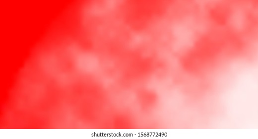 Light Red vector texture with cloudy sky. Abstract colorful clouds on gradient illustration. Beautiful layout for uidesign.