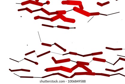 Light Red vector texture with colored capsules. Modern geometrical abstract illustration with staves. The pattern can be used for medical ad, booklets, leaflets
