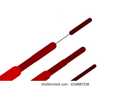 Light Red vector texture with colored capsules. Decorative shining illustration with lines on abstract template. The pattern can be used for medical ad, booklets, leaflets