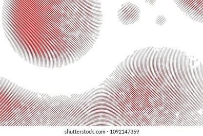 Light Red vector texture with colored lines. Glitter abstract illustration with colored sticks. The pattern can be used for websites.