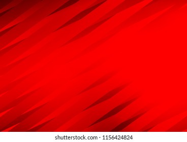 Light Red vector texture with colored lines. Decorative shining illustration with lines on abstract template. The pattern can be used as ads, poster, banner for commercial.