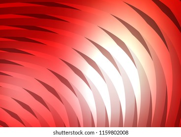 Light Red vector texture with colored lines. Lines on blurred abstract background with gradient. The pattern can be used as ads, poster, banner for commercial.