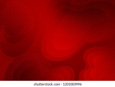 Light Red vector texture with colored lines. Shining colored illustration with narrow lines. The pattern can be used for websites.